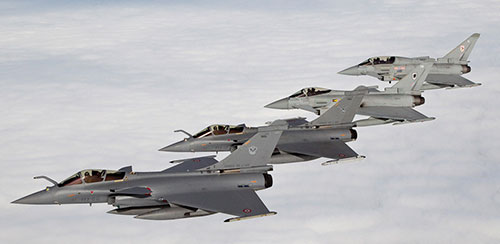 Crise en Ukraine : Des Rafales français en position dans le nord de la Pologne