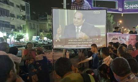 En Egypte, «il n’y aura pas de Frères musulmans s’il est élu», assure al-Sissi
