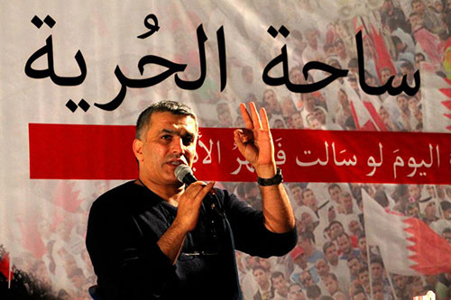 Rajab a retrouvé la liberté après avoir purgé une peine de prison de 2 ans Nabil Rajab veut un dialogue sérieux pour résoudre la crise politique