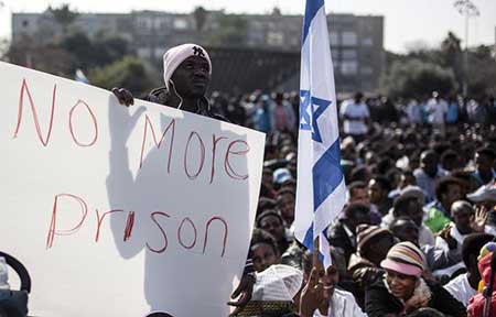 «Israël»: Des immigrés africains clandestins en grève de la faim. «Israël»: Des immigrés africains clandestins en grève de la faim