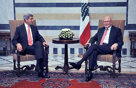Depuis Beyrouth, Kerry souligne l’alliance forte des USA avec «Israël»! Depuis Beyrouth, Kerry souligne l’alliance forte des USA avec «Israël»!