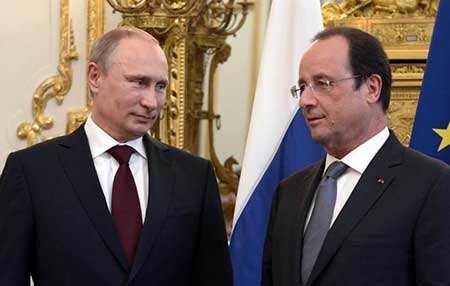 Ukraine: la question d’un cessez-le-feu abordée par Hollande et Poutine. Ukraine: la question d’un cessez-le-feu abordée par Hollande et Poutine