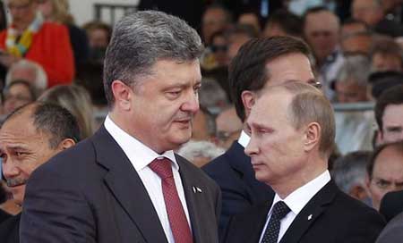 Ukraine: Poutine et Poroshenko discutent d'un cessez-le-feu.