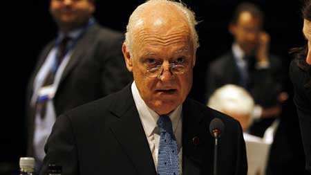 Syrie: Staffan de Mistura succédera à Brahimi comme médiateur de l’ONU.
