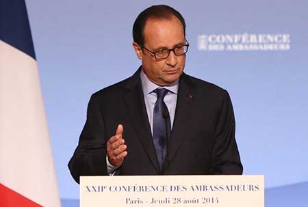 Hollande fixe sa diplomatie, écarte toute alliance avec Assad contre «l’EI»