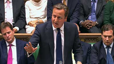 Intervention en Irak: «Une mission qui va prendre des années», selon Cameron. Intervention en Irak: «Une mission qui va prendre des années», selon Cameron
