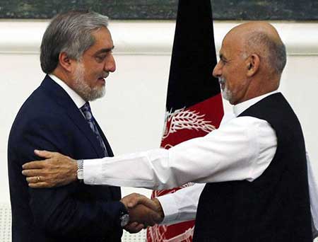 Afghanistan: Ghani déclaré président, accord avec Abdullah pour sortir de la crise. Afghanistan: Ghani déclaré président, accord avec Abdullah pour sortir de la crise