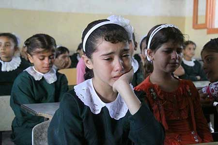 A Gaza, une rentrée des classes dans les larmes et les ruines
