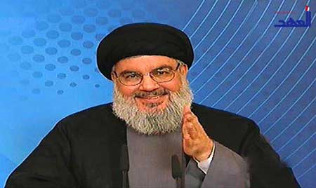 Le secrétaire général du Hezbollah, sayyed Hassan Nasrallah.