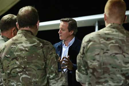 Afghanistan: David Cameron en visite surprise à Kaboul. Afghanistan: David Cameron en visite surprise à Kaboul