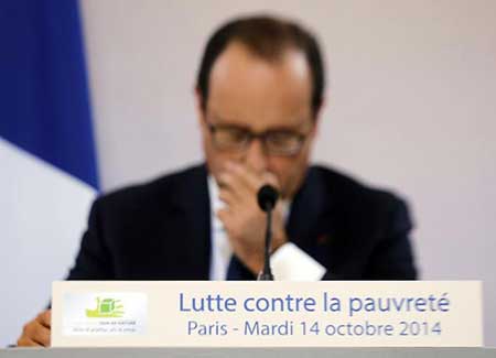 Hollande vivement interpellé sur la progression de la pauvreté en France

