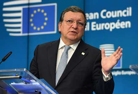 Le président de la Commission européenne, José Manuel Barroso.