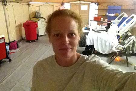 L'infirmière US, Kaci Hickox.