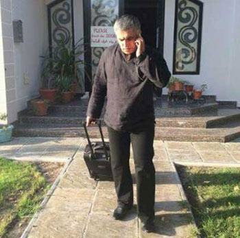 Nabil Rajab se dirigeant vers le moinistère de l'intérieur Manama maintient la pression sur les activistes