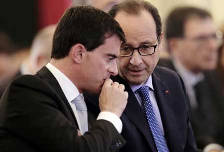 Cote de confiance: Hollande au plus bas, tout comme Valls
