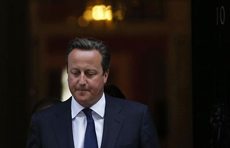 Le premier ministre britannique David Cameroun