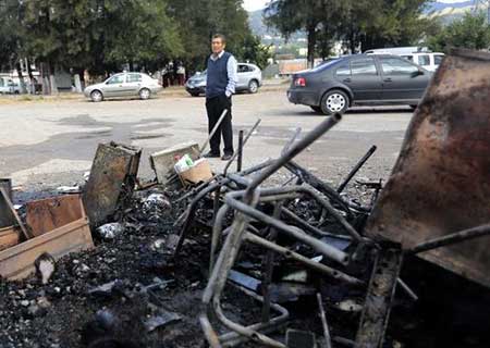 Etudiants disparus au Mexique: le siège régional du parti au pouvoir incendié. Etudiants disparus au Mexique: le siège régional du parti au pouvoir incendié