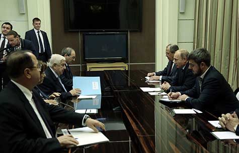 Mouallem en Russie, dialogue inter-syrien et lutte anti-terroriste sur la table. Mouallem en Russie, dialogue inter-syrien et lutte antiterroriste au menu