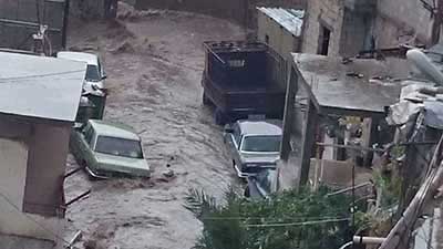 Tempête au Liban: des dégâts matériels et des routes coupées. Tempête au Liban: des dégâts matériels et des routes coupées