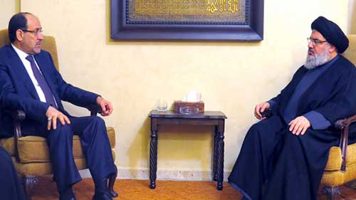 Maliki chez sayed Nasrallah: «Certains de la victoire des peuples de la région sur Daech». Maliki chez sayed Nasrallah: «Certains de la victoire des peuples de la région sur Daech»
