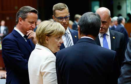 Les dirigeants de l’UE en sommet en pleine crise en Russie.