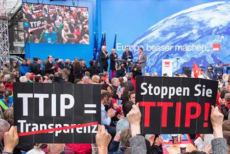 Libre-échange USA/UE: l’Allemagne veut des négociations plus transparentes.