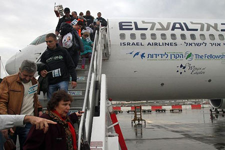 Record de l’immigration juive en «Israël» depuis une décennie Record de l’immigration juive en «Israël» depuis une décennie