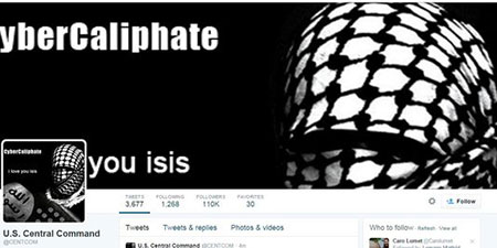 Le compte Twitter de l'armée américaine piraté par «Daech»
