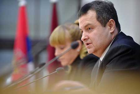 Ivica Dacic, le chef de la diplomatie serbe.
