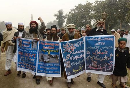 Pakistan: manifestations nationales contre «Charlie Hebdo»