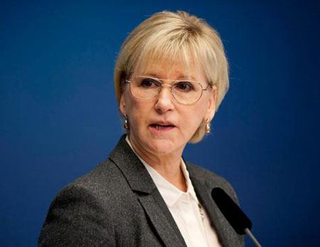 La ministre suédoise des Affaires étrangères pas la bienvenue en «Israël» La ministre suédoise des Affaires étrangères pas la bienvenue en «Israël»