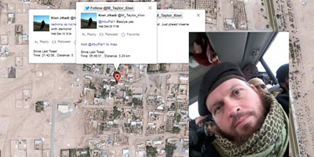 Un extrémiste néo-zélandais tweete accidentellement ses positions en Syrie Un extrémiste néo-zélandais tweete accidentellement ses positions en Syrie