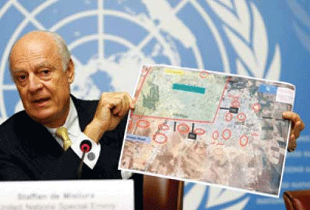 Le médiateur de l'ONU pour la Syrie se rendra à Damas samedi Le médiateur de l’ONU pour la Syrie se rendra à Damas samedi