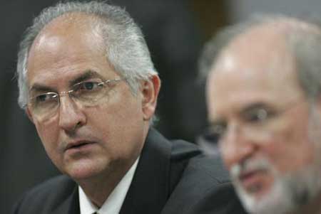 Venezuela: le maire de Caracas arrêté pour une tentative de coup d’Etat. Venezuela: le maire de Caracas arrêté pour une tentative de coup d’Etat