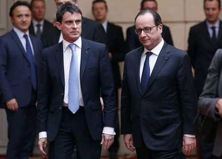 Départementales: cinglante défaite pour le binôme Hollande-Valls, pour la presse. Départementales: cinglante défaite pour le binôme Hollande-Valls, pour la presse