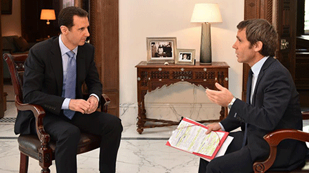 Assad: la France «soutient le terrorisme dans notre pays» Assad: la France «soutient le terrorisme dans notre pays»