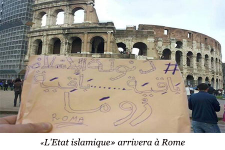 Les extrémistes de «Daech» promettent de «visiter le Colisée».