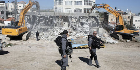 Grève des Palestiniens contre les destructions de maisons par «Israël». Grève des Palestiniens contre les destructions de maisons par «Israël»