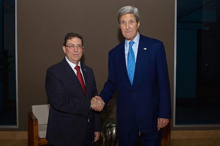 USA-Cuba: discussions positives avant le face à face Obama-Castro. USA-Cuba: discussions positives avant le face à face Obama-Castro