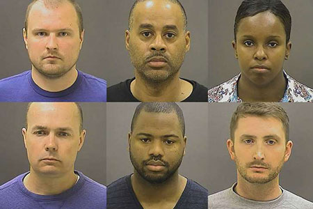 Baltimore: arrestations en série après de nouvelles manifestations, six policiers poursuivis.