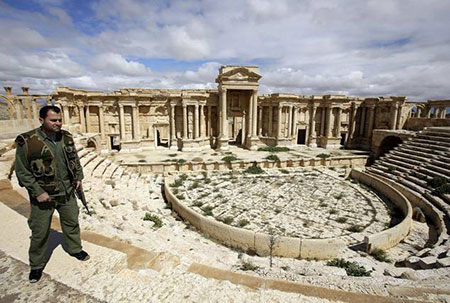 Syrie: l’Unesco appelle à sauver Palmyre menacé par «Daech». Syrie: l’Unesco appelle à sauver Palmyre menacé par «Daech»