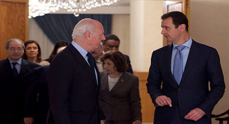 Syrie : Assad appuie la poursuite des concertations de l'Onu sur la crise.