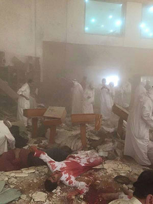 Koweït: attentat suicide contre une mosquée, plusieurs martyrs (photos)
