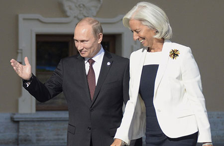 Poutine a discuté de «la coopération de la Russie» avec le FMI

