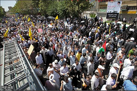 Journée mondiale d’al-Qods: Des manifestations monstres à Téhéran