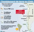 Séisme au Chili: le bilan enfle à 700 morts