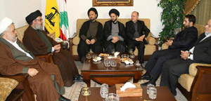 Sayed Nasrallah reçoit la famille d’Ayatollah Fadlallah
