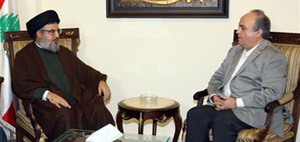 Sayed Nasrallah a reçu le chef du courant 