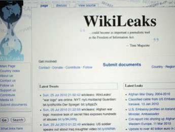 WikiLeaks publie un document de la CIA sur l’exportation du terrorisme par les &Eacutetats-Unis 