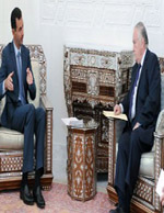 Al-Assad reçoit un message de Sarkozy portant sur les relations bilatérales 